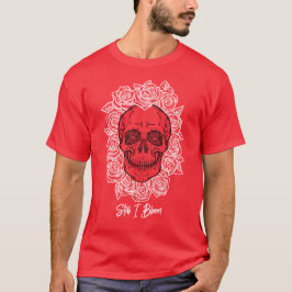 Memento Mori! Skull och Ro, Hand plockade T Shirt