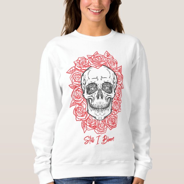 Memento Mori! Skull och Ro, Hand plockade T Shirt (Framsida)