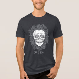Memento Mori! Skull och Ro, Hand plockade T Shirt
