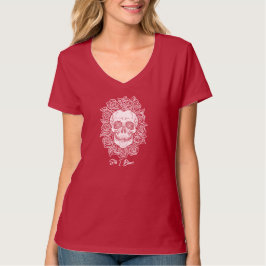 Memento Mori! Skull och Ro, Hand plockade T Shirt