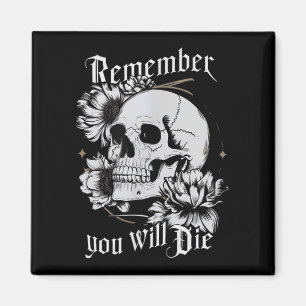 Memento Mori Skull Stoic Philosophy Manar Women La Magnet
