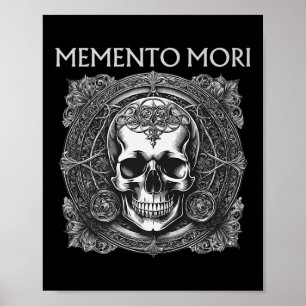 Memento Mori Skull Stoic Philosophy Manar Women La Poster