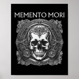 Memento Mori Skull Stoic Philosophy Manar Women La Poster