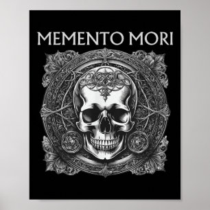 Memento Mori Skull Stoic Philosophy Manar Women La Poster