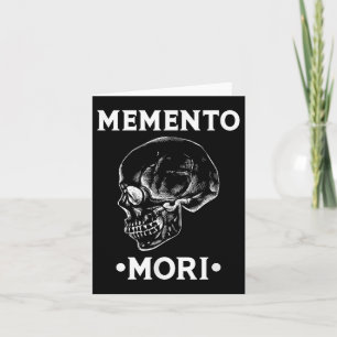 Memento Mori Skull Stoicism Philosophy Kort