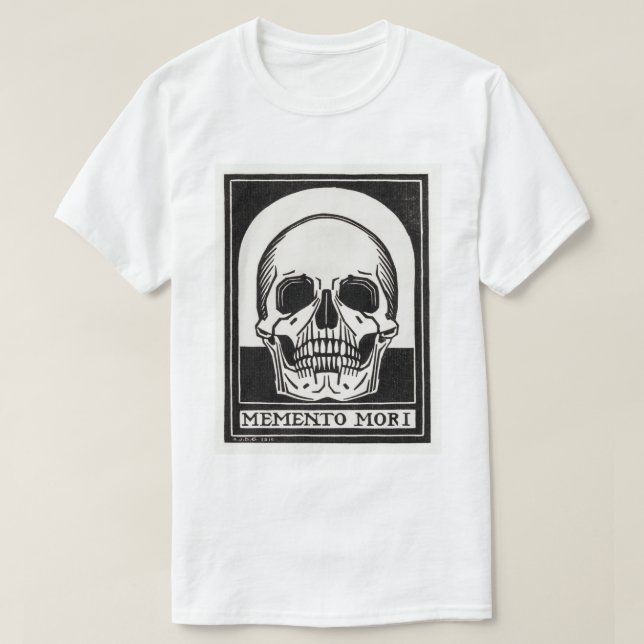 Memento Mori Skull T Shirt (Design framsida)