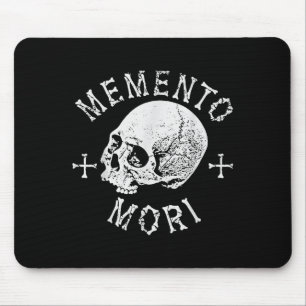 Memento Mori Stoic kommer ihåg döden Skull Bones T Musmatta