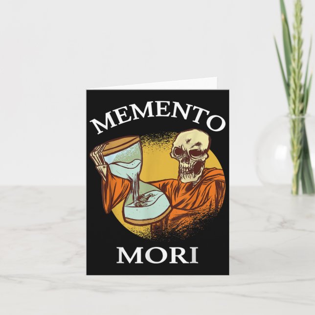 Memento Mori Stoic Latin Stoicism Philosophy Remem Kort (Framsida)