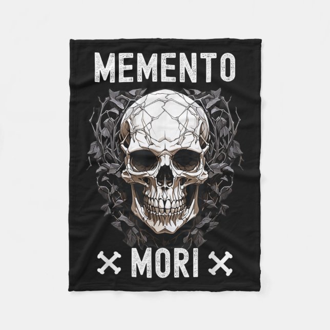 Memento Mori Stoic Mortality Stoicism Philosophy Q Fleecefilt (Framsidan)