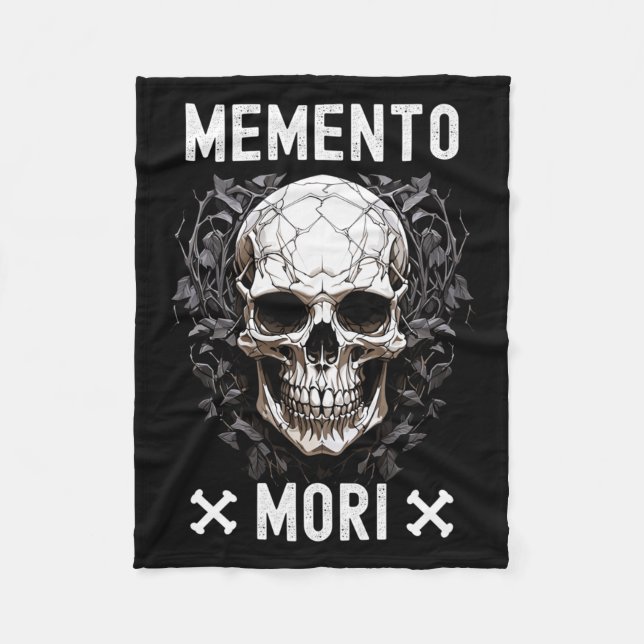 Memento Mori Stoic Mortality Stoicism Philosophy Q Fleecefilt (Framsidan)