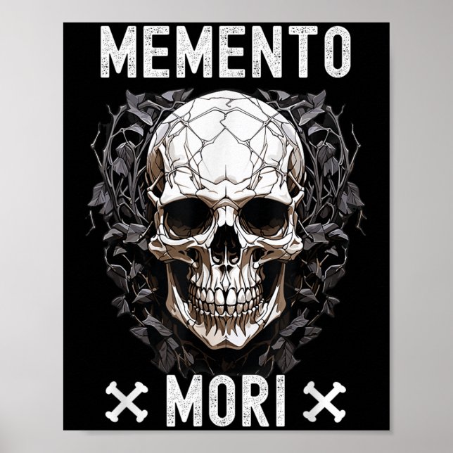 Memento Mori Stoic Mortality Stoicism Philosophy Q Poster (Framsidan)