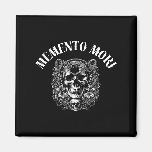 Memento Mori Stoic Quote for Rememsing Dödsfall Ph Magnet (Framsidan)