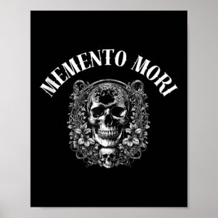 Memento Mori Stoic Quote for Rememsing Dödsfall Ph Poster