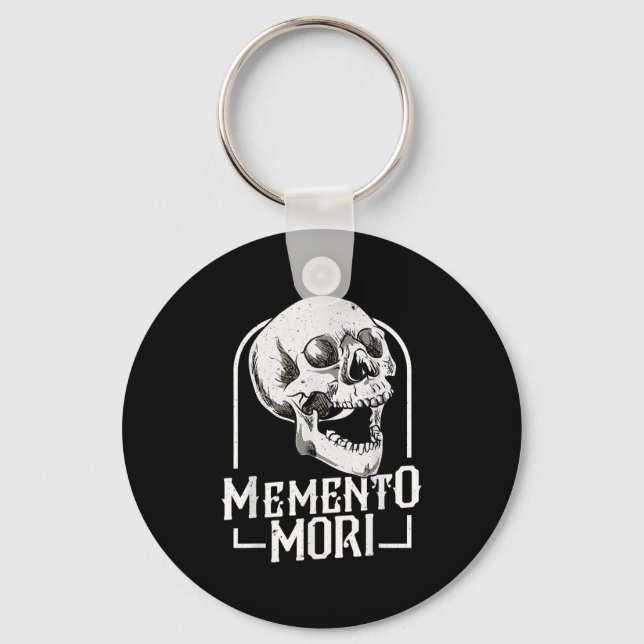Memento Mori Stoic Stoicism Mortality Philosophy Q Nyckelring (Framsida)