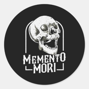 Memento Mori Stoic Stoicism Mortality Philosophy Q Runt Klistermärke