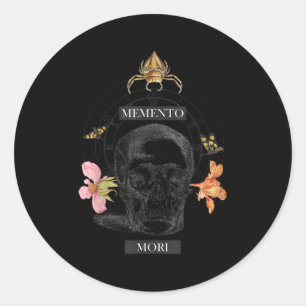 Memento Mori Stoicism Philosophy Philosopher Stoic Runt Klistermärke