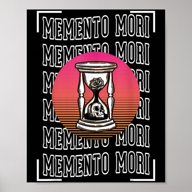 Memento Mori Stoicism Philosophy Stoic Ancient Phi Poster (Framsidan)