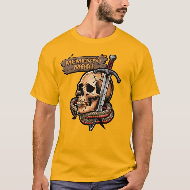 memento mori t shirt (Framsida)