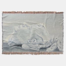 Memento Mori Throw Blanket Filt