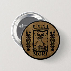 memento mori timglas knapp