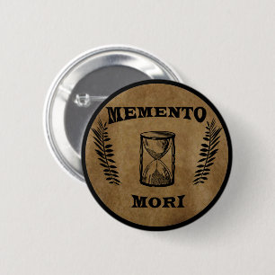 memento mori timglas knapp