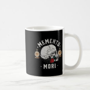 Memento Mori Vintage Skull _ Philosophy Stoic Kaffemugg