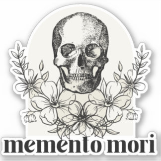 Memento Mori-Vinyl Sticker Klistermärken