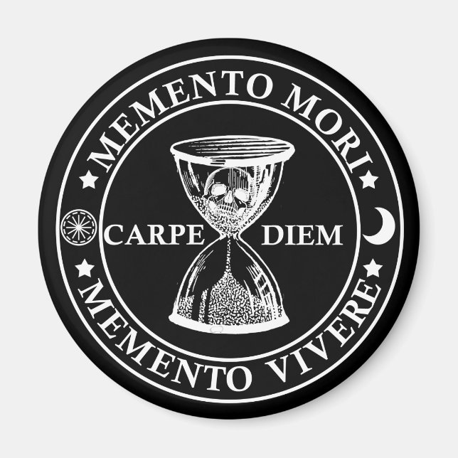 memento mori vivere magnet (Framsidan)