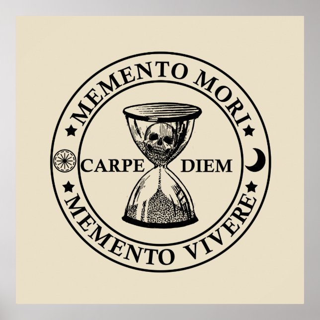 memento mori vivere poster (Framsidan)