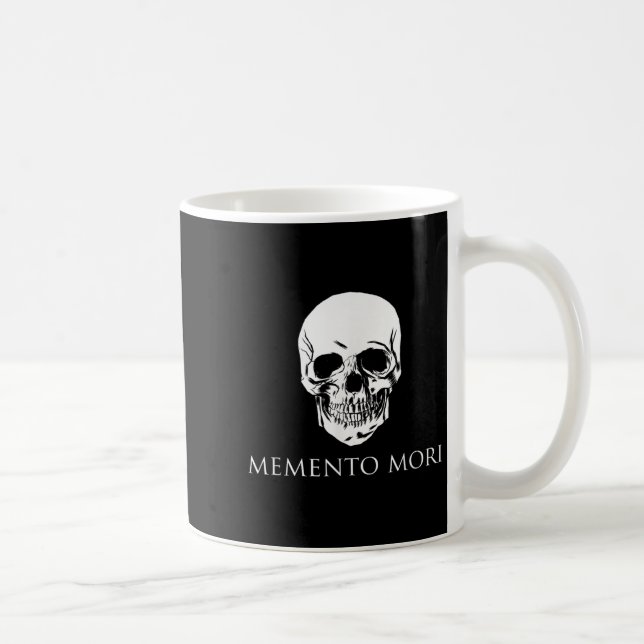 Memento Mori With Skull Kaffemugg (Höger)