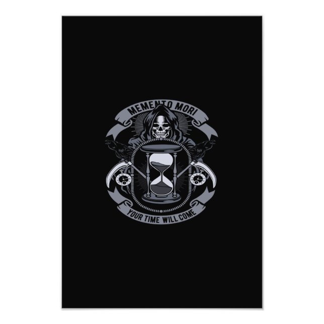 memento mori your time will come fototryck (Framsidan)