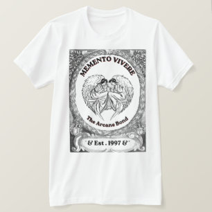 Memento Vivere Vintage Ängel Bond Konst T Shirt