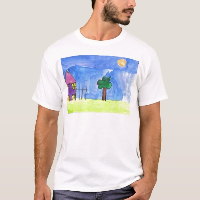 Mementos från ditt barns konstverk tee shirt (Framsida)