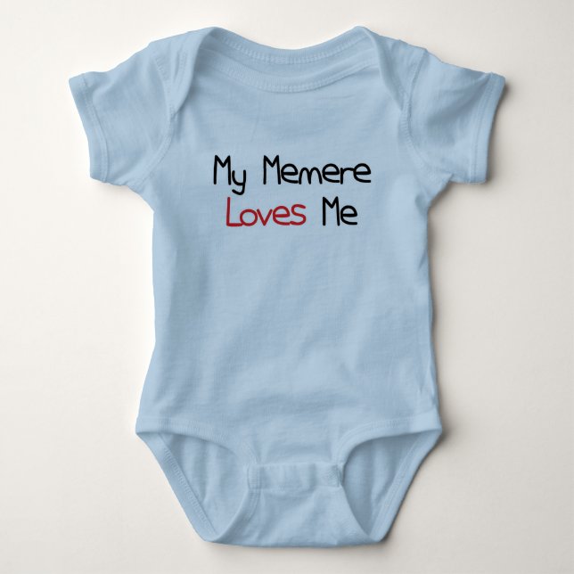 Memere älskar mig t-shirt (Framsida)