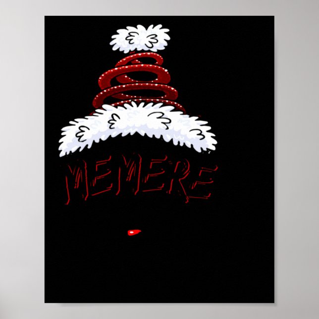 Memere Claus Xmas Happy New Santa Claus Merry Chri Poster (Framsidan)