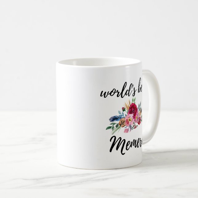 Memere Fransk Canadian Grandma Coffee Mugg (Framsida höger)