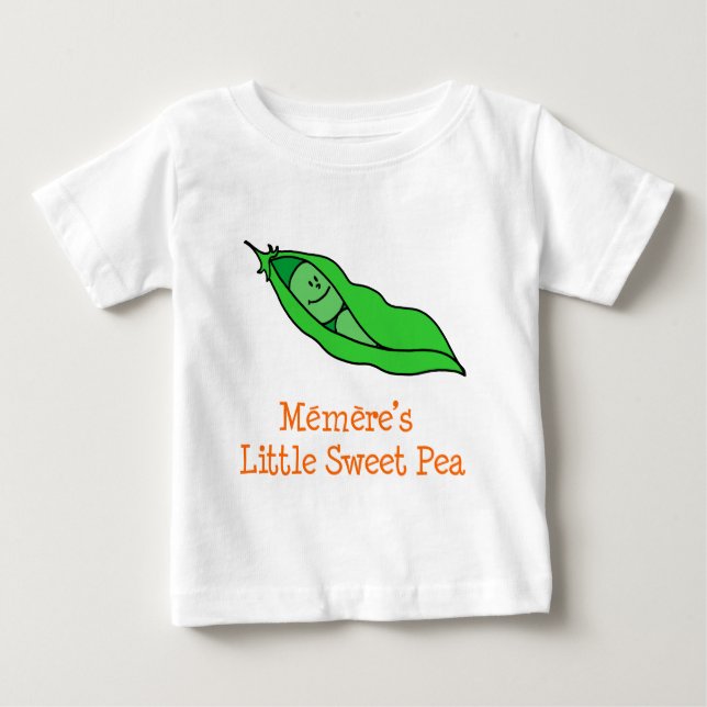 Memere's Little Sweet Pea Tee Shirt (Framsida)