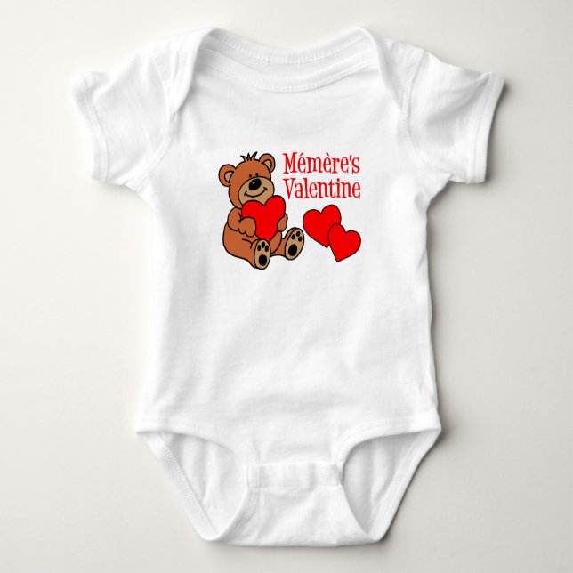 Mémés Alla hjärtans dag Tee Shirt (Framsida)