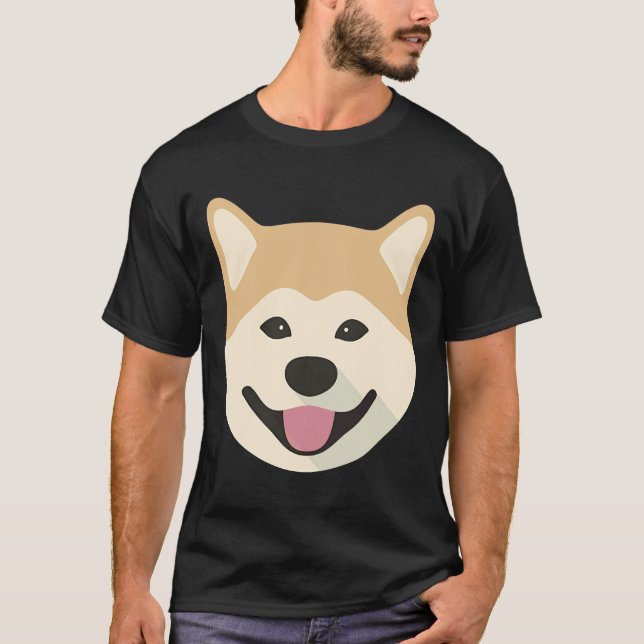 Memes Doge Siberian husky T Shirt (Framsida)