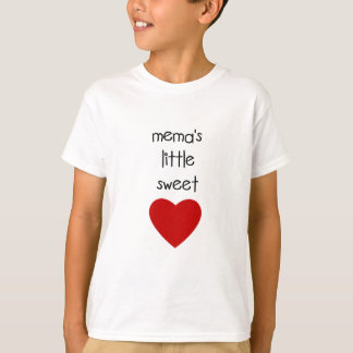 Memes lilla hjärtkärna t-shirt