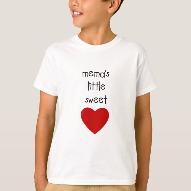 Memes lilla hjärtkärna t-shirt (Framsida)