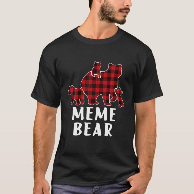 Memman Bear 3 Unge , Mamma Bear Play Pajam T Shirt (Framsida)