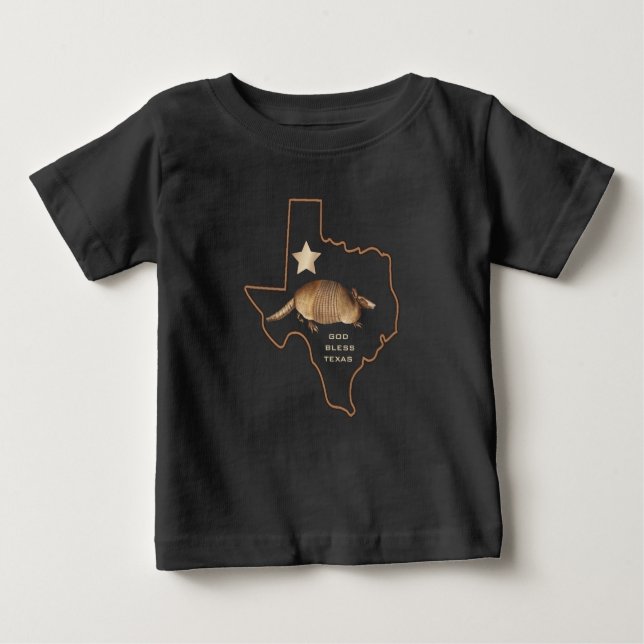 Memorabilia för bältdjur Texas för Lone stjärna T Shirt (Framsida)