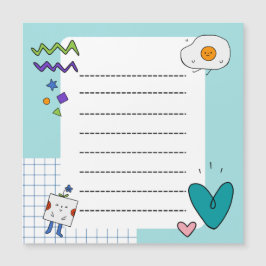 Memorandumanteckningar för Tecknad av fyrkantiga s