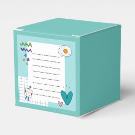 Memorandumanteckningar för Tecknad av fyrkantiga s Presentaskar