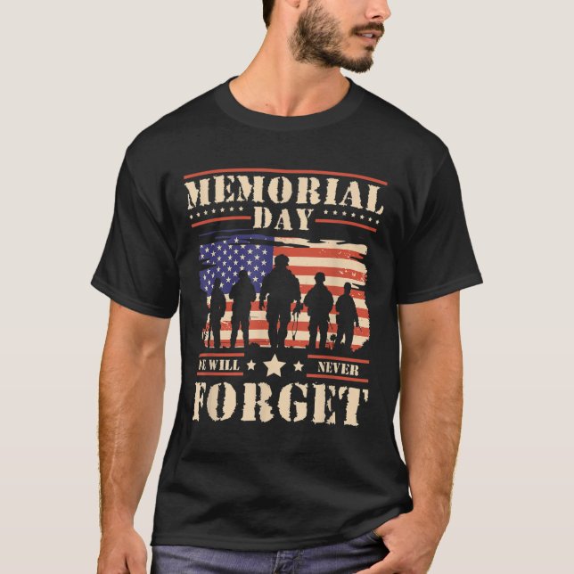 Memorandumdag Vi kommer aldrig att glömma _1 T Shirt (Framsida)