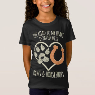 Memorandumet Cute Horse & Hund älskare T Shirt