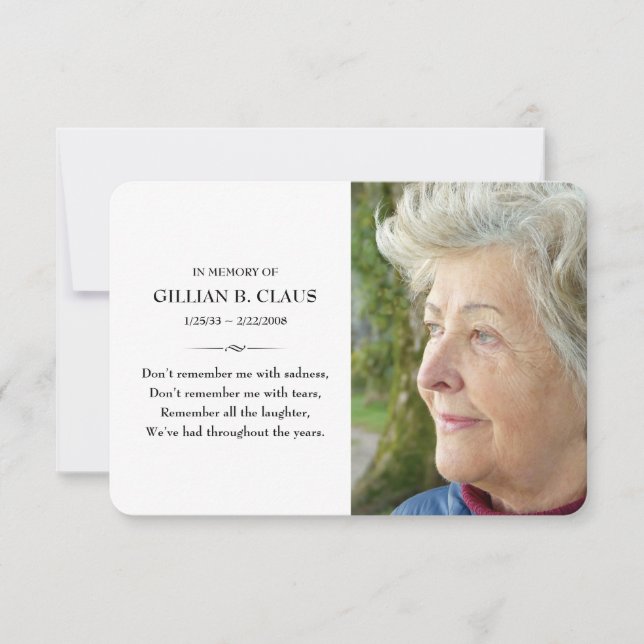 Memorandumkort (Framsida)