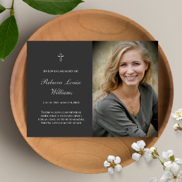 Memorandumkort med fotokol-Grått Visitkort