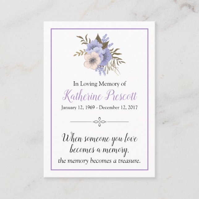 Memorandumkort Visitkort (Framsida)